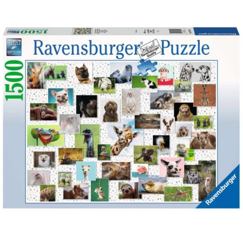 Ravensburger Puzzle 1500 returns funny animals