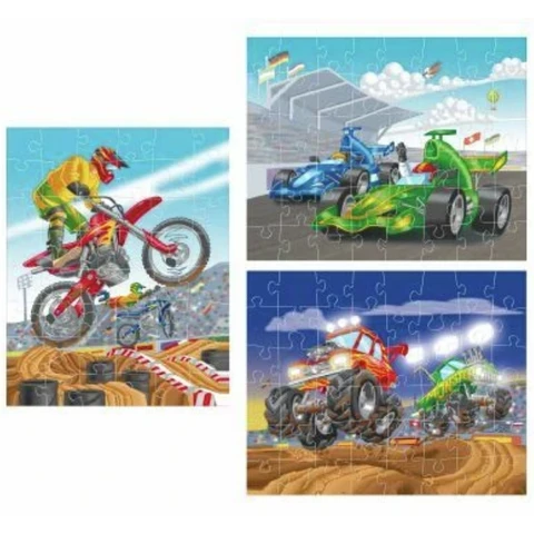  Puzzle 48 x 3 returns motorsport Haba