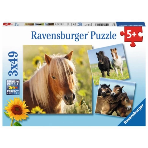 Ravensburger Horses Puzzle 49 x 3