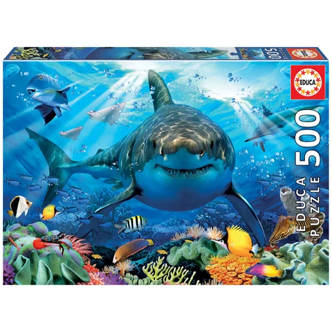 Educa Puzzle 500 burning shark