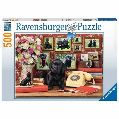 Ravensburger Puzzle 500 pieces dog and phone
