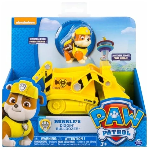 Paw Patrol vehicle and Rubble