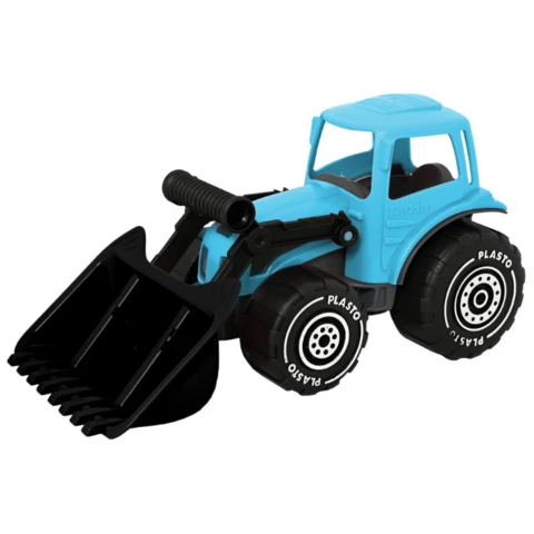 Plasto bucket tractor turquoise