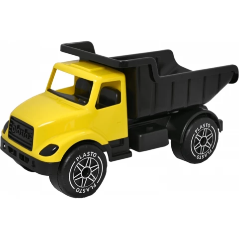 Plasto truck big yellow/black