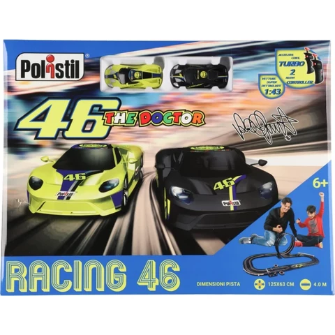 Polistil auto track Racing 46 4 m