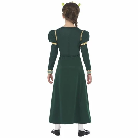 Prinsessa Fiona mekko ja tiaara L 145-158 cm