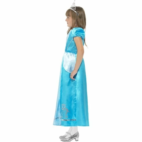 Princess dress blue S 115-123 cm