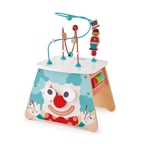 Wood search cube Circus Hape with Light