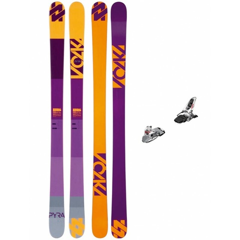 Völkl Pyra Mountain skis + Squire 11 90 mm bindings