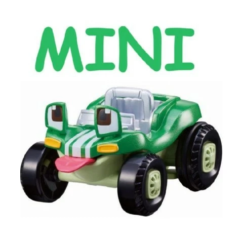 Rev &amp; Roll Wheelie Friends green mini car