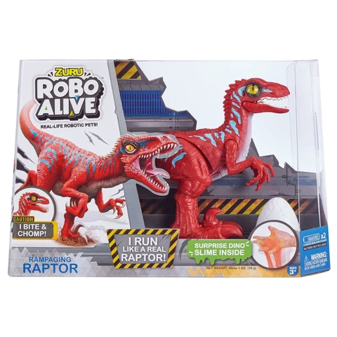 Robo Alive Dino Raptor green or red