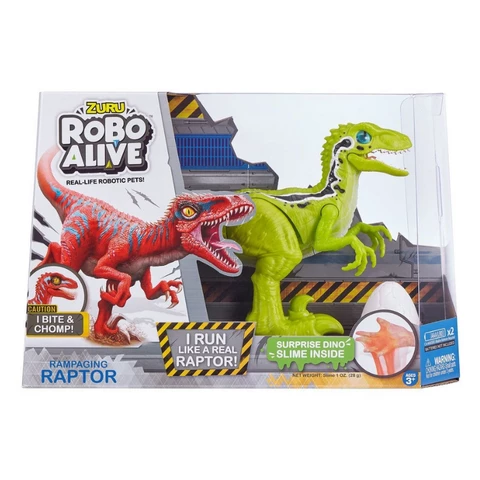 Robo Alive Dino Raptor green or red