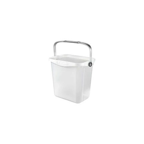 Storage container 6 L clear with handle