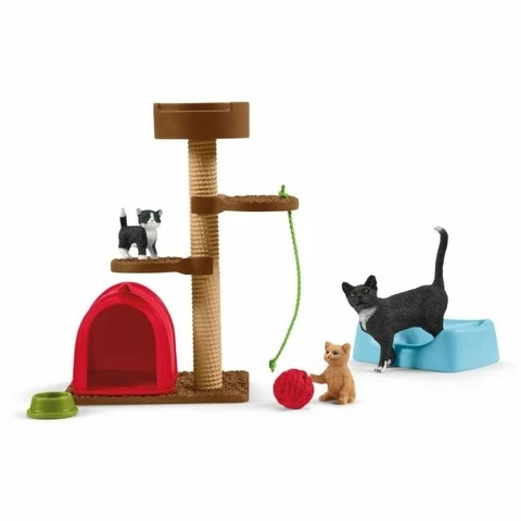  Schleich play time with cute cats 42501