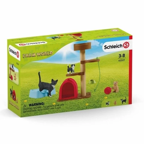  Schleich play time with cute cats 42501