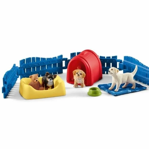  Schleich puppy hut 42480