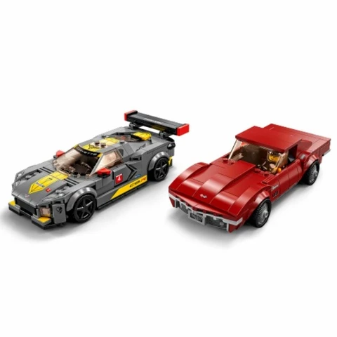 Speed 76903 Chevrolet Corvette C8.R -kilpa-auto ja 1968 Chevrolet Corvette Lego