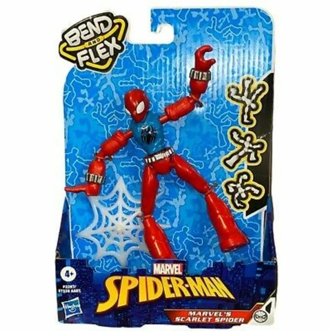  Spiderman Bend and Flex Scarlet Spider figure