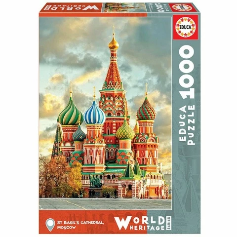 Educa Puzzle 1000 returns St Basil&#39;s Cat hedral