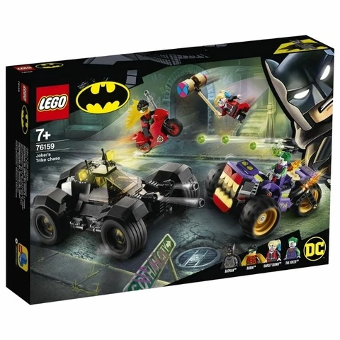 Lego Super Heroes 76159 Jokerin takaa-ajo kolmipyörämaasturilla