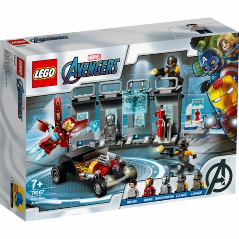 Superheroes 76167 Iron Manin asevarasto Lego