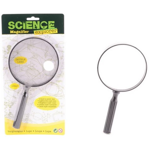 Magnifying glass 120 mm Science set