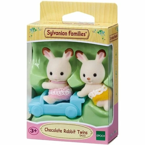 Sylvanian Families chocolate bunny twins