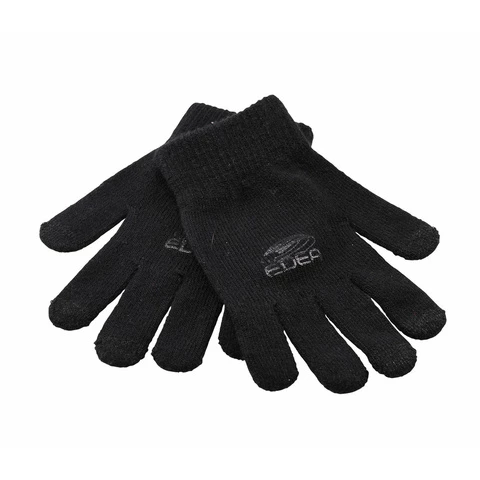 EDEA Touch Screen Black Gloves gloves pimple Black