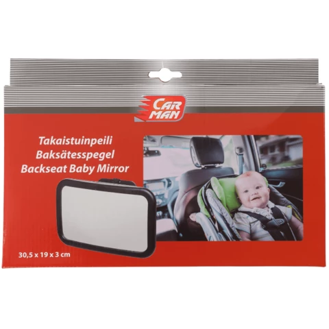 Safety mirror for car rear seat mirror