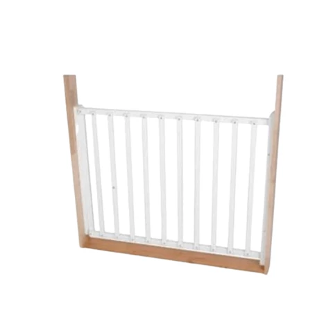  Security gate wood 100 cm white