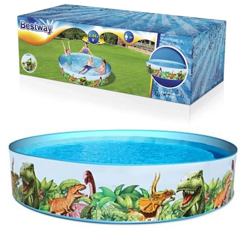 Swimming pool 244 x 46 cm roller pool dinosaur