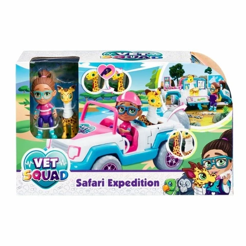 Vet Squad safari vehicle and figures