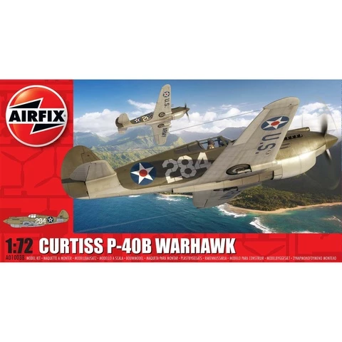 Airfix Airplane Curtiss P 40B Warhawk A01003B