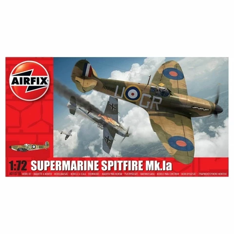 Airfix Airplane Spitfire Supermarine Mk.la 1:72 A01071B