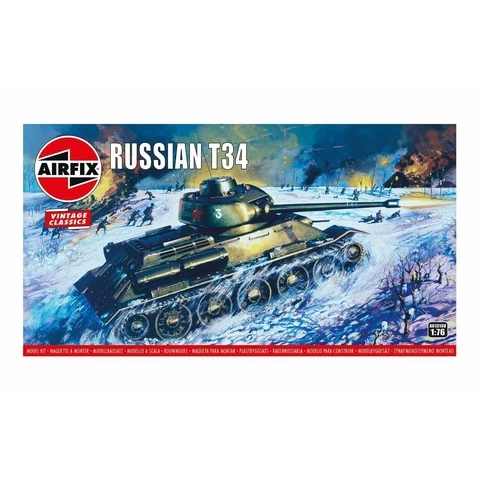 Airfix Tank Russian T34 1:76 A01316V