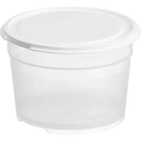 Keittiörasia 0,6L Transp./Valkoinen, Gastromax