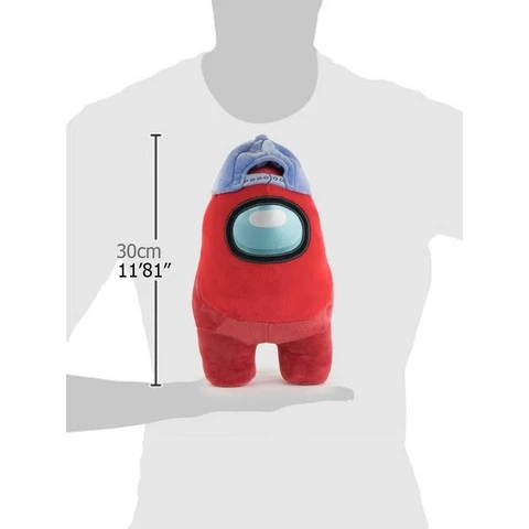 Among Us figure soft toy 30 cm red