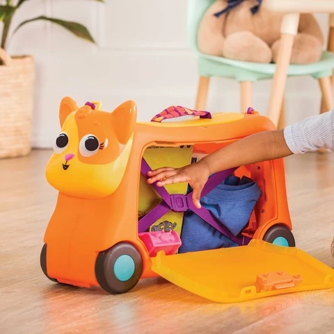 B. toys Lasten Matkalaukku Kissa valolla ja äänillä
