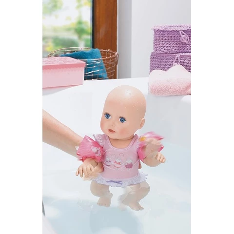 Baby Annabell doll learns to swim