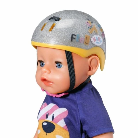 Baby Born bicycle helmet glitter
