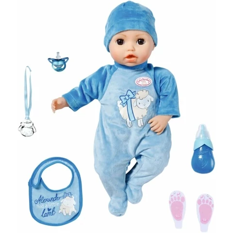 Baby Annabell Alexander 43 cm interaktiivinen nukke