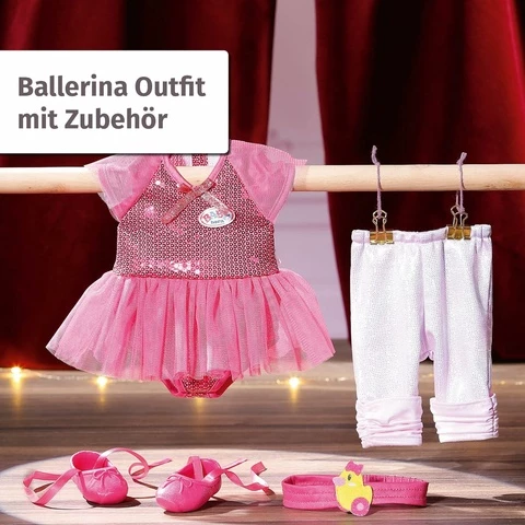 Baby Born Deluxe Ballerina nuken vaate-setti