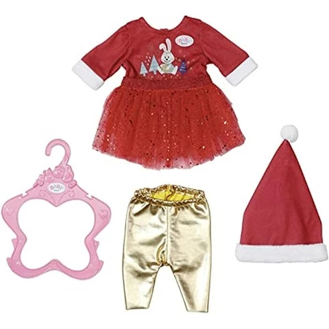 Baby Born Christmas dress outfit
