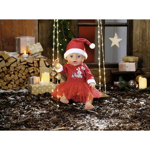 Baby Born Christmas dress outfit Urheiluperhe