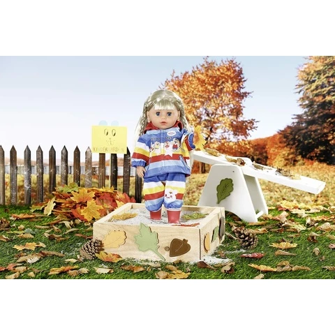 Baby Born striped rain suit for doll