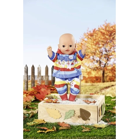 Baby Born striped rain suit for doll