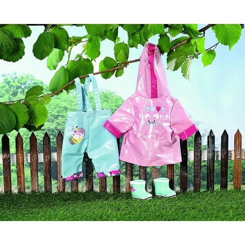 Baby Born doll's rain outfit