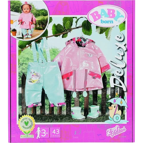 Baby Born doll's rain outfit