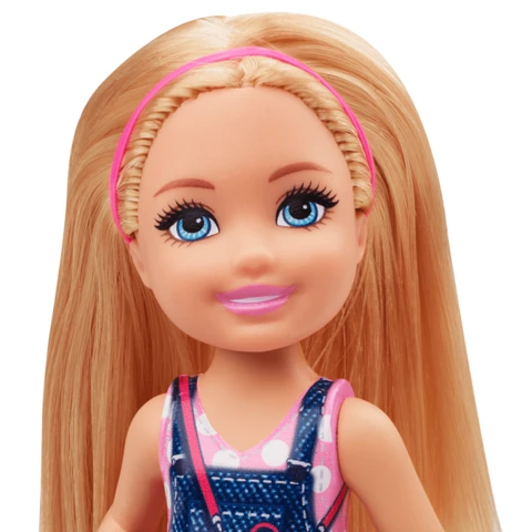  Barbie Chelsea in a denim dress