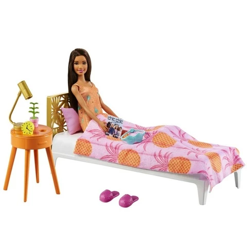 Barbie Bedroom play set incl. Barbie doll